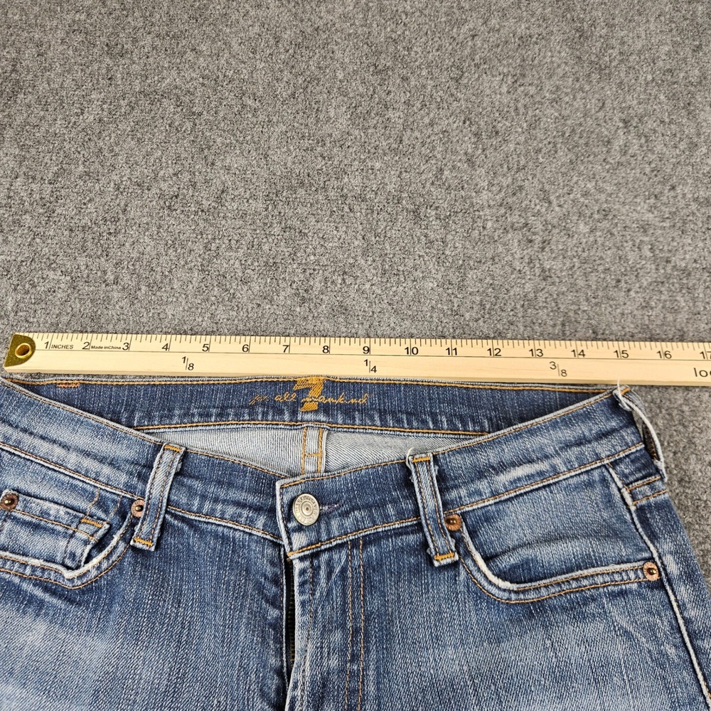 7‎ For All Mankind Bootcut Jeans Blue Wash Denim U075080U-080U Size 29 - Picture 5 of 12